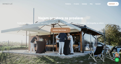 najam prostora za proslave - Imanje Ilić