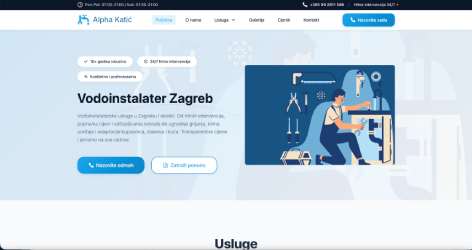 vodoinstalater Zagreb - Alpha Katić